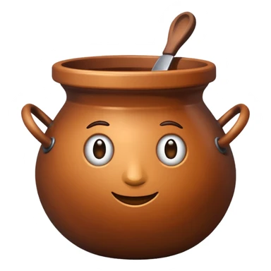 verre de terre en argile sticker