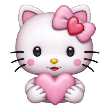 Hello Kitty Hearts sticker