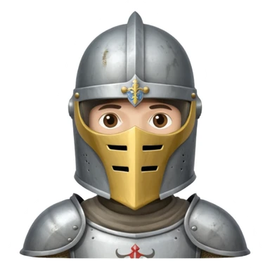 Monty pyton knight with full face covered helmet sticker