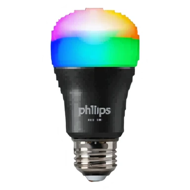 Philips Hue color-changing smart bulb with wireless connectivity sticker
