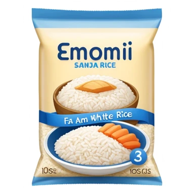 package of rice sticker