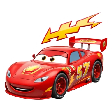 Flash mcqueen sticker