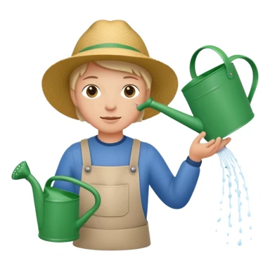 garden waterer sticker