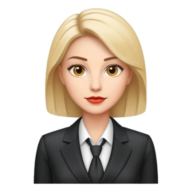 ceo woman business confidently wears smart business attire sticker