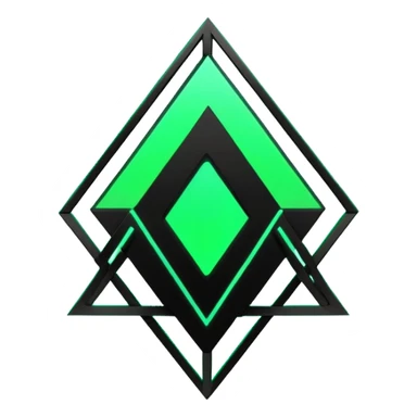  Black And Green Cyber Aesthetic Deco sticker