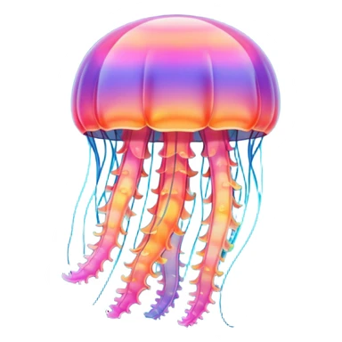 jellyfish with unique design and color but i want a simple one sticker