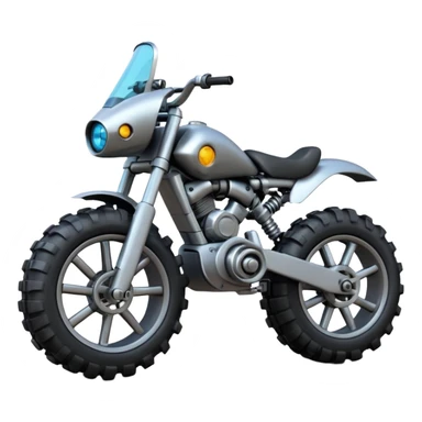 Very Low riding, extended wheelbase, road hogging Mech bike with very large(45 inches) off-road tires  sticker