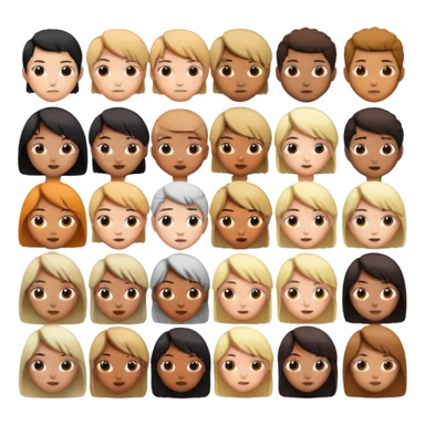 Anime different reactions sticker