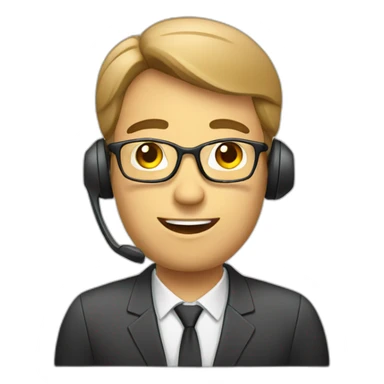 manager call center sticker