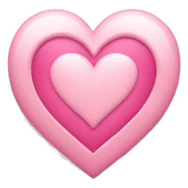 Light pink heart with small pink hearts around it  sticker