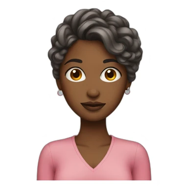 Girl designer sticker