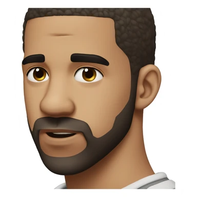 Drake shedding a single tear sticker