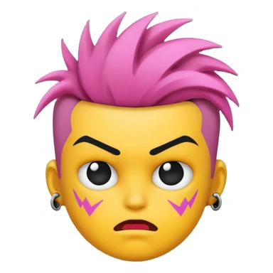 Punk culture sticker