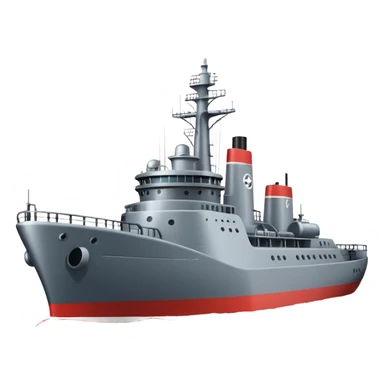 generate a very realistic anti-submarine ship sticker