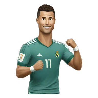 Ronaldo qui fait SUUUUUU sticker