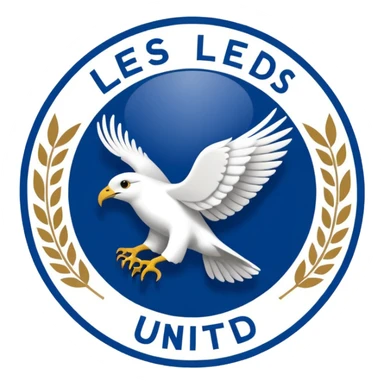Leeds united logo sticker