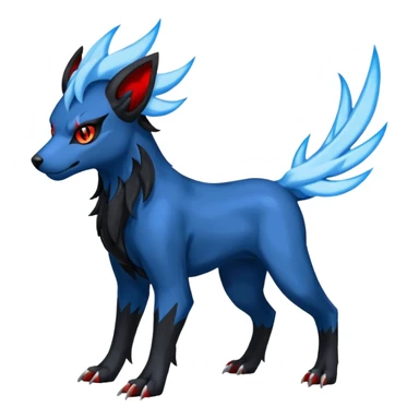 Houndoom-Manectric-Absol-Luxray-fusion (full body) sticker