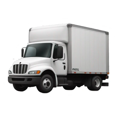 Box truck with “PGS” on the side sticker