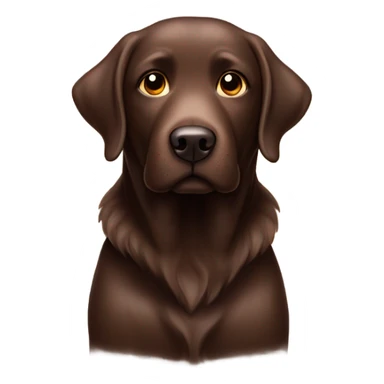 Chocolate lab freezing cold sticker