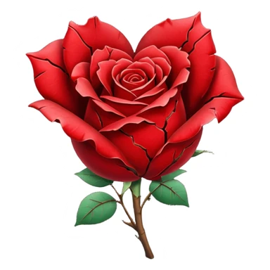 Put The 💔 Emoji And 🥀 Emoji Together In One Image sticker