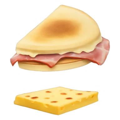 Arepa de jamón y queso sticker