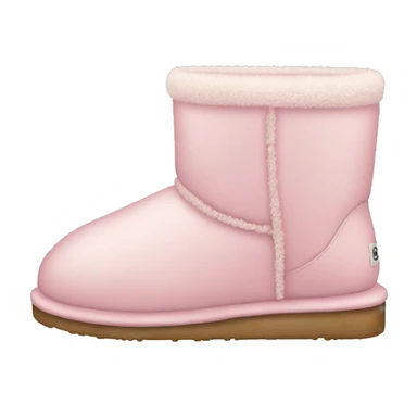 light pink uggs sticker