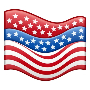 US flag turned upside down with stars on bottom sticker