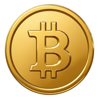 Bitcoin coin emoji smaller to fit WhatsApp  sticker