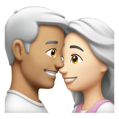 Romantic husband and wife  sticker