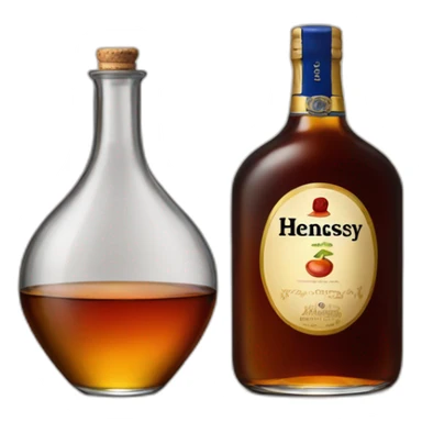 Bottle Hennessy sticker