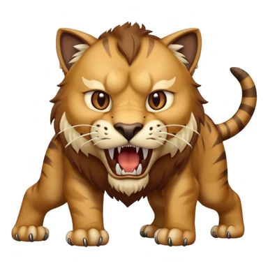 Saber Toothed Cat sticker