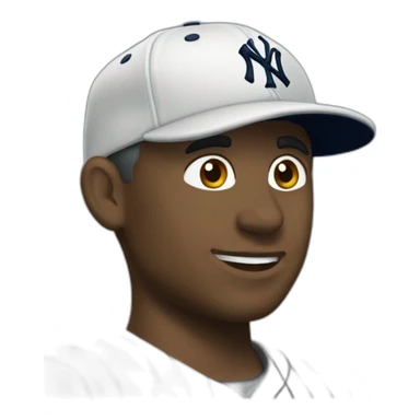 New york yankees cap sticker