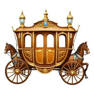 huge-horse-drawn-fancy-french-stagecoach-caravan sticker