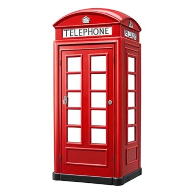 London telephone box sticker