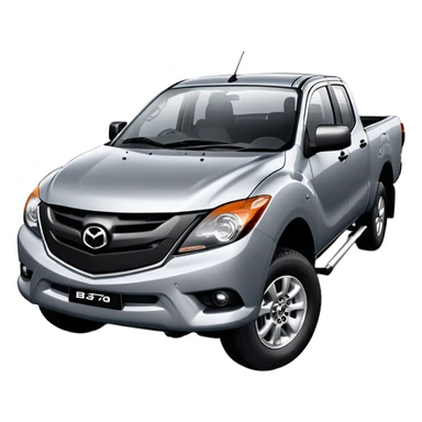 Mazda BT-50 - Mazda (Model Year: 2025) (Iconic colour: Dark Silver) new facelift sticker