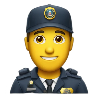 man with yellow "FBI" letters on his cap sticker