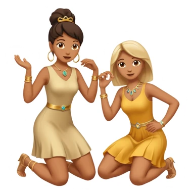 🧎‍♂️‍➡️💍💃 sticker