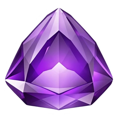 crystal purple gem amethyst sticker