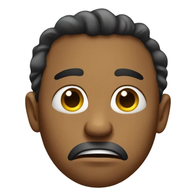 Side eye emoji with a stank face sticker