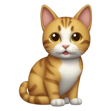 Cat saying nah I’d win sticker