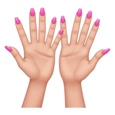 Make the 67 emoji with the two hands making the 67 meme sticker