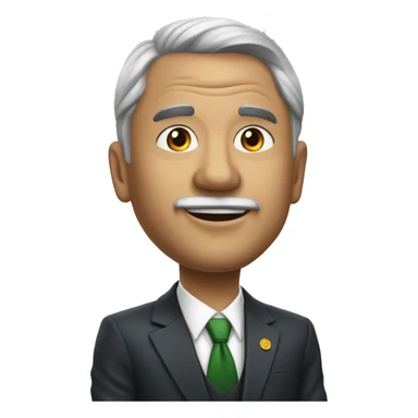 Presidente Milei Jugando Futbol sticker