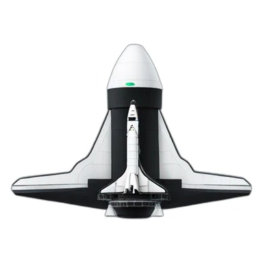 Black Spacex starship sticker