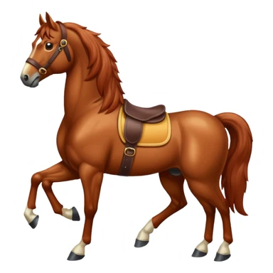 artist horse full body sticker