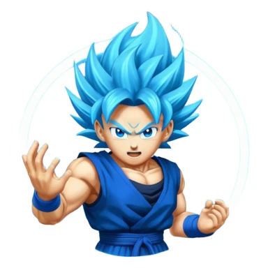 Text Attack in Saiyan style from Dragon Ball sticker