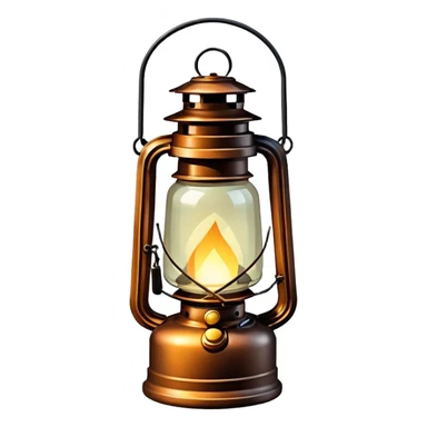 camping lantern sticker