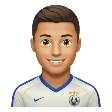 Ronaldo 2008 smiling  sticker