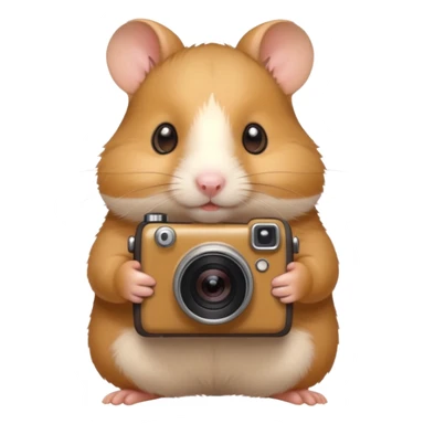photographer  hamster sticker