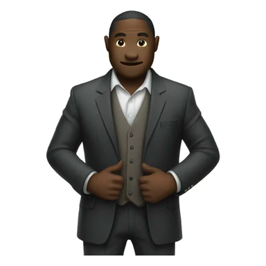 Gambling addict in a Komodo suit  sticker