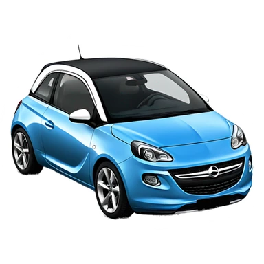 Opel Adam blau sticker